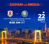 Team India and Japan cricket match on September 22 for historic diplomatic milestone
