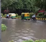 Delhi heavy rain lashes city as IMD issues red alert