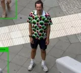 Simon Weckert creates shirt to hide from AI cameras in strange experiment