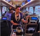 Air hostess shawarma Kerala bus resembles flight experience video