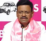 High tension in Telangana Council Marshals drag out MLC Tata Madhu