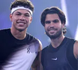 Ben Shelton shocks Carlos Alcaraz in US Open quarter final Sachin Tendulkar reacts