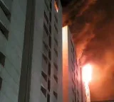 Major fire erupts at Surat textile market; over 20 fire tenders deployed, no casualties reported