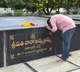 Bandla Ganesh in Naravaripalli emotional at the graves of Chandrababu parents