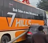 Shamshabad Travels Bus Accident One Dead
