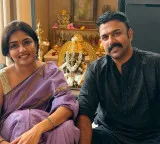 Tharun Bhascker Eesha Rebba Vinayaka Chavithi puja latest photo strengthens marriage news