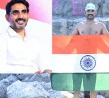 DSC winner swims Lake Bodensee and Nara Lokesh reacts