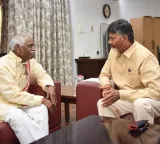 Bandaru Dattatreya meets and invites Chandrababu Naidu to Alai Balai event