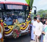 Chandrababu Naidu launches 32 free EV bus services in Tirumala