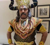Virender Sehwag in Yama Dharma Raja getup photo goes viral