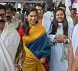 Upasana Konidela performs special prayers at Mantralayam