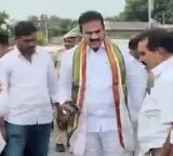 MLA Ramachandra Nayak car catches fire narrow escape from danger