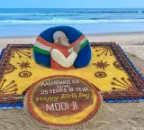 Sudarshan Patnaik creates sand art on PM Modi’s birthday, praises his unwavering support to artists