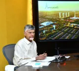 Chandrababu Naidu discusses Amaravati mass transport and Sphere Tower at CRDA meeting
