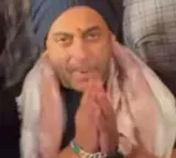Salman Khan requests fans with folded hands amidst heavy crowd