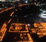 3.55 crore lamps illuminate MP on PM Modi's birthday, Ujjain sets world record