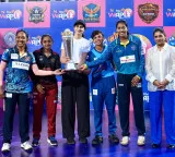 Nara Brahmani unveils WAPL trophy at Mangalagiri women cricket festival