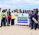 Indian mission cleans up beach in Ghana, complimenting 'Swachhata Hi Seva' campaign