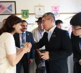 Indian envoy and Japanese minister watch friendship cricket match, agree to strengthen ties