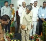 CM Chandrababu Naidu lays foundation stone for LV Prasad Eye Institute in Amaravati