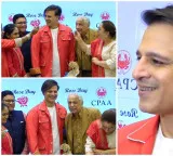 Vivek Oberoi emotional as adopted daughter beats cancer to debut as heroine