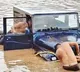 Dharmapuri Youths stuck in flooded pond after sleeping in jeep while drunk