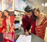 Aadar Jain and Alekha Advani officially married in Kapoor family