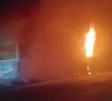 Yamuna Expressway bus fire tragedy 9 passengers burnt alive in sleep
