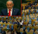 Benjamin Netanyahu speech at UN triggers high drama as countries walk out in protest