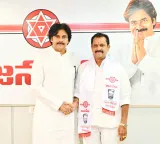 Pawan Kalyan welcomes Yanamala Krishnudu and Naveen Nischal into Janasena Party