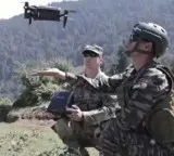 US and Indian snipers joint exercises in the Himalayas