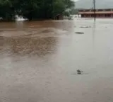 Godavari River level rises at Bhadrachalam in Telangana after heavy rain