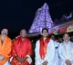 Nara Lokesh and Singapore Minister Shanmugam visit Srivari in Tirumala