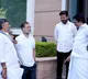 Revanth Reddy and DK Shivakumar chat with Rahul Gandhi before CWC meeting