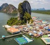 Koh Panyee a village on water with no houses on land a 200 year old story