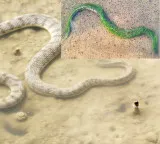Dog faced water snake in green camouflage strange sight in Mumbai