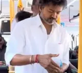 CM Vijay acts as conductor distributes free tickets to women in bus video goes viral