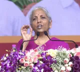 Chandrababu Naidu serious as youth interrupt Nirmala Sitharaman speech in Madanapalle