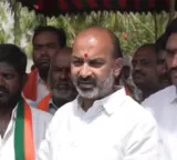 Bandi Sanjay lashes out at Congress and BRS on Gandhi Jayanti