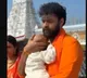 Varun Tej and Lavanya in Srivari Seva with son Vayu