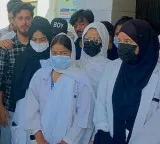 Jammu hospital burqa controversy students protest at Doda Medical College
