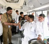 Telangana Ministers Travel by Purchasing RTC-Metro Common Pass