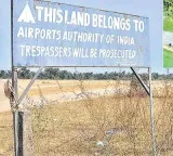 Warangal Airport works progress boundary wall tender finalized