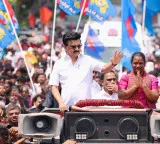 MK Stalin body shaming comments on female candidate Vijay party TVK demands apology