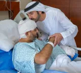 Captain Smith Macher visited by Dubai Prince after saving 174 passengers