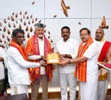 Chandrababu Naidu and Minister Lokesh invited for Srisailam Devi Sharad Navaratri
