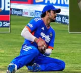 Ishan Kishan surprised by his own catch at the boundary here is the video