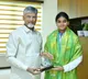 Chandrababu Naidu meets AP Asian Games winners