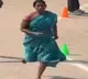 Kavita Kumari runs 1600 meters in saree and barefoot for Home Guard job