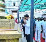 Andhra minister Nara Lokesh performs puja in Amaravati temple for PM Modi